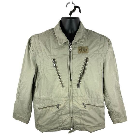 Nigel Cabourn Utility Jacket Tan Type B1 Cold Weather NC9 Outerwear Size 33 Tan